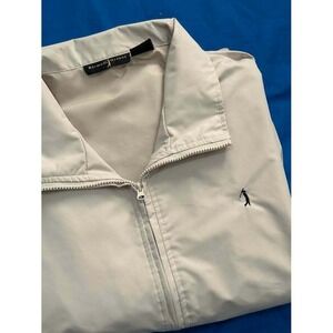 Bermuda Greens Mens XXL Golf Jacket Microfiber Windbreaker Full Zip Embroidered